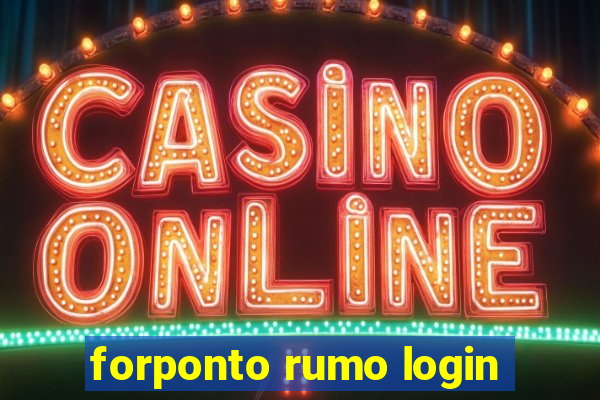 forponto rumo login